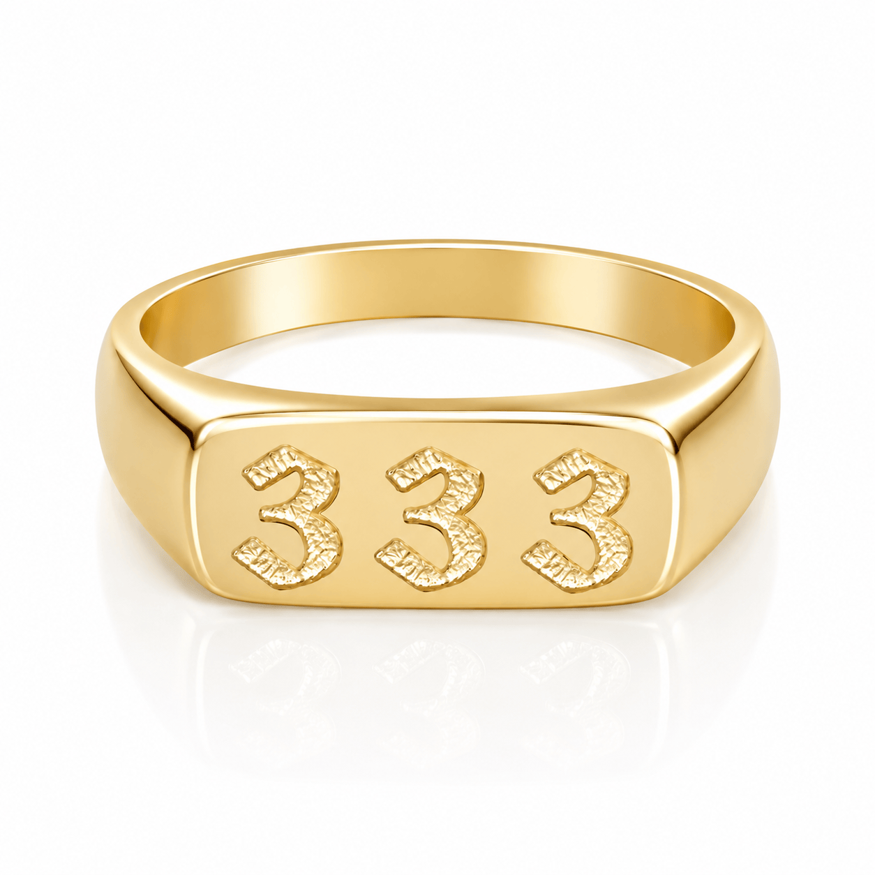 Bohomoon Stainless Steel Angel Numbers Ring