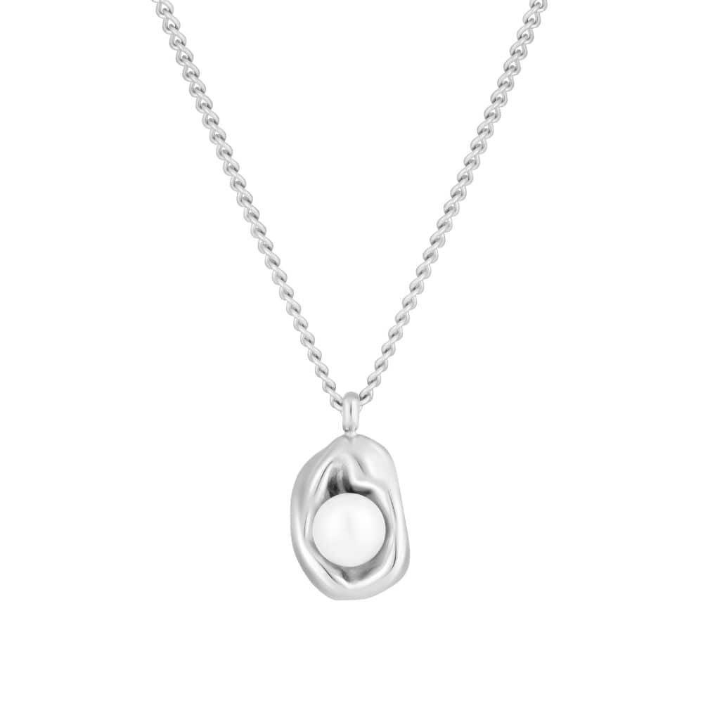 Bohomoon Stainless Steel Bijou Pearl Necklace
