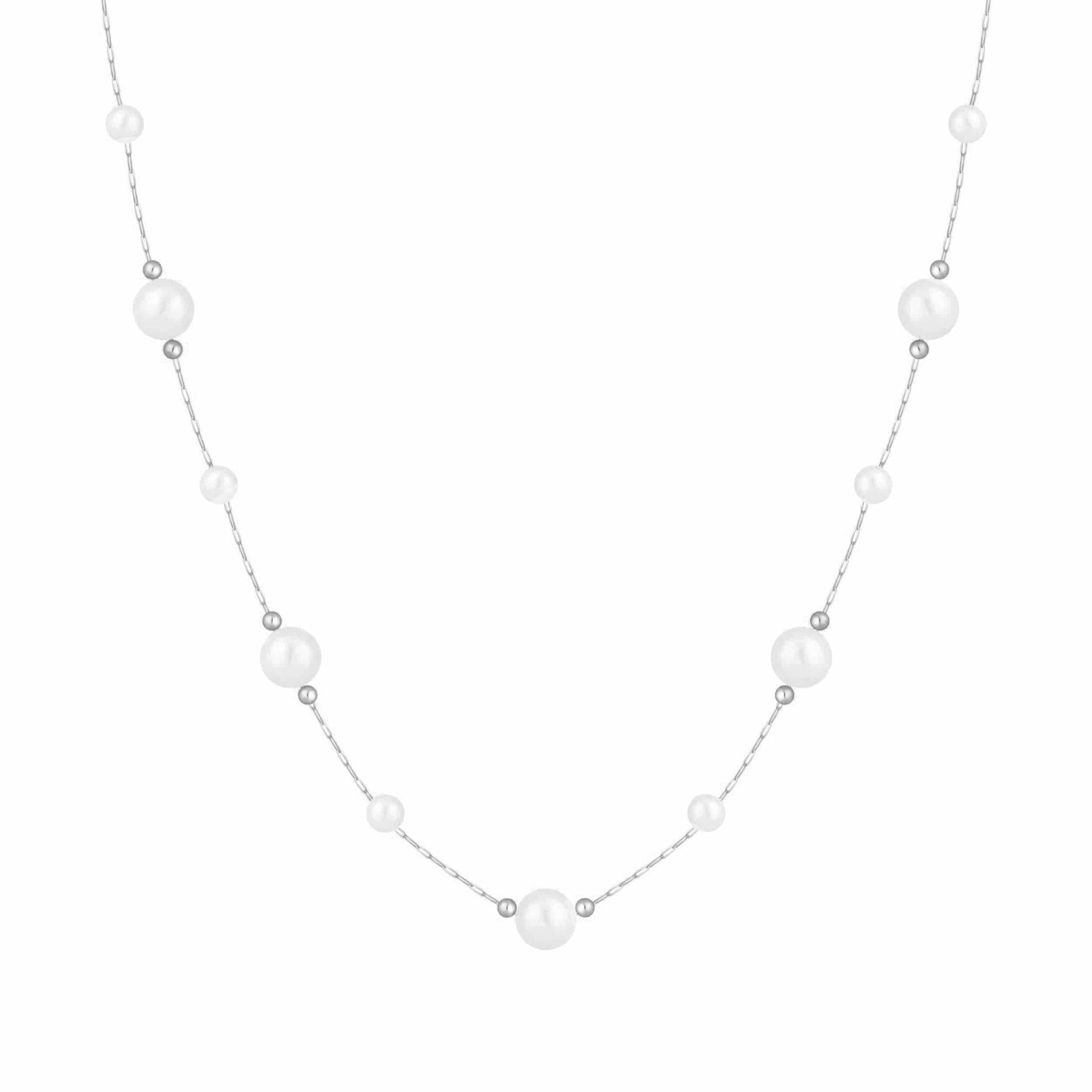 Bohomoon Stainless Steel Abbie Pearl Necklace