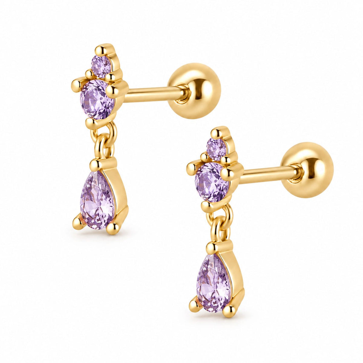 Bohomoon Stainless Steel Abbie Stud Earrings