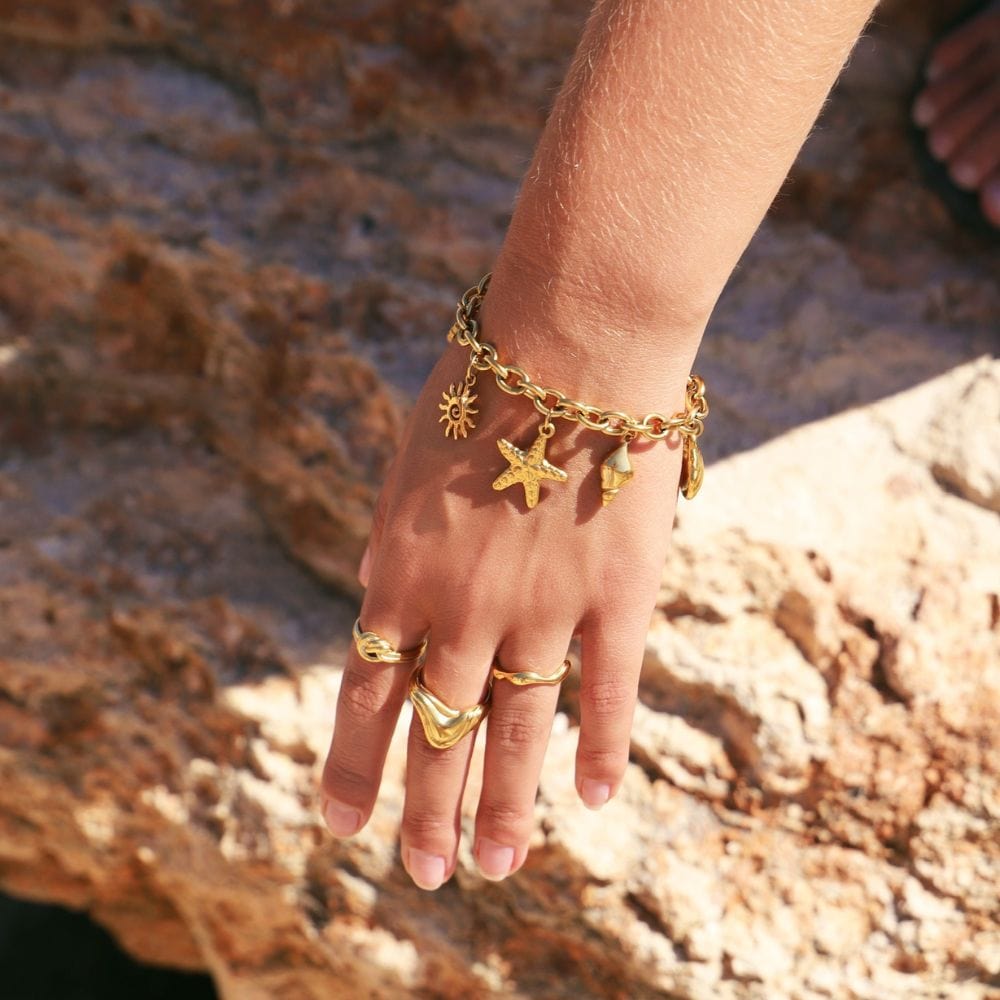 Bohomoon Stainless Steel Abyss Charm Bracelet