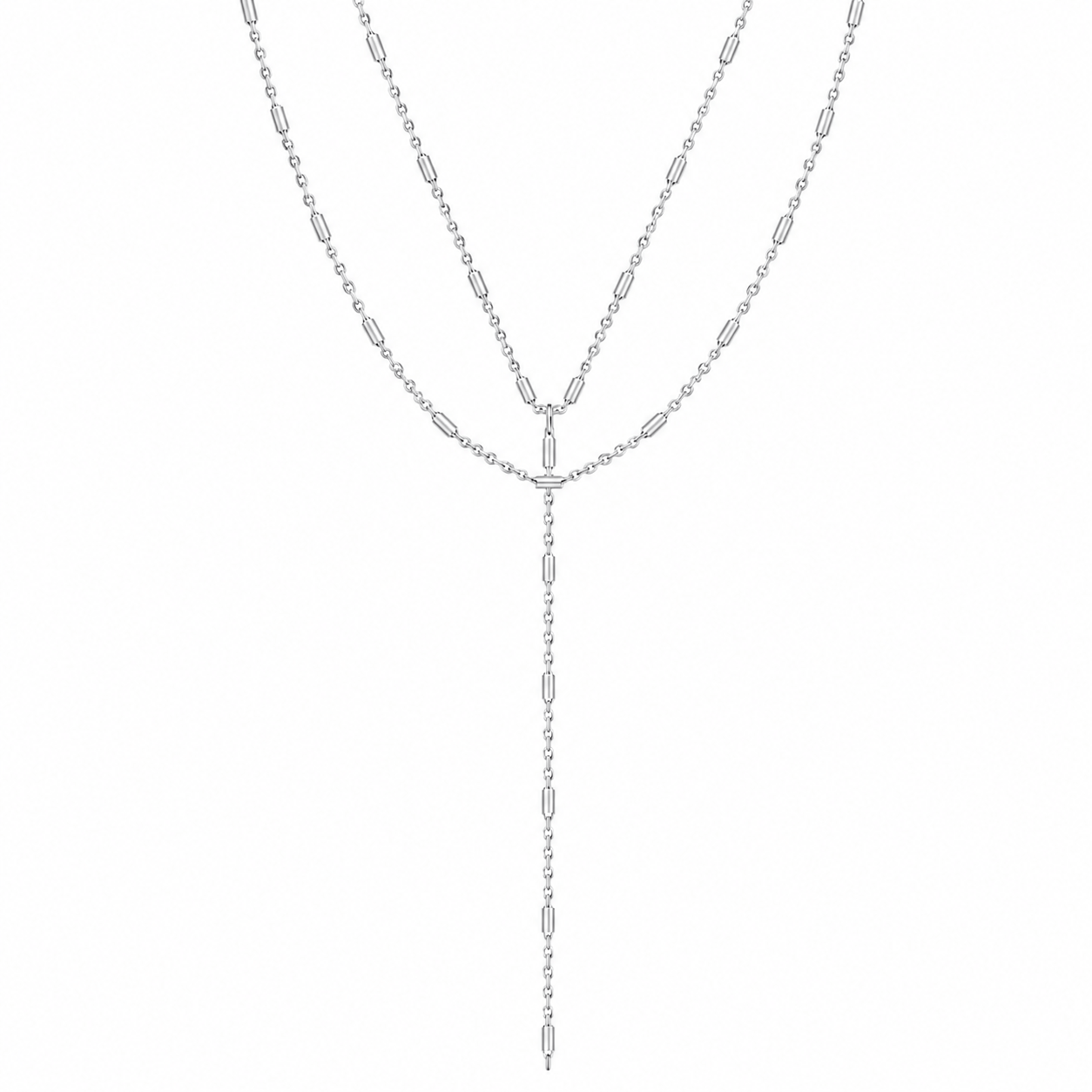 Bohomoon Stainless Steel Acadia Layered Lariat Necklace