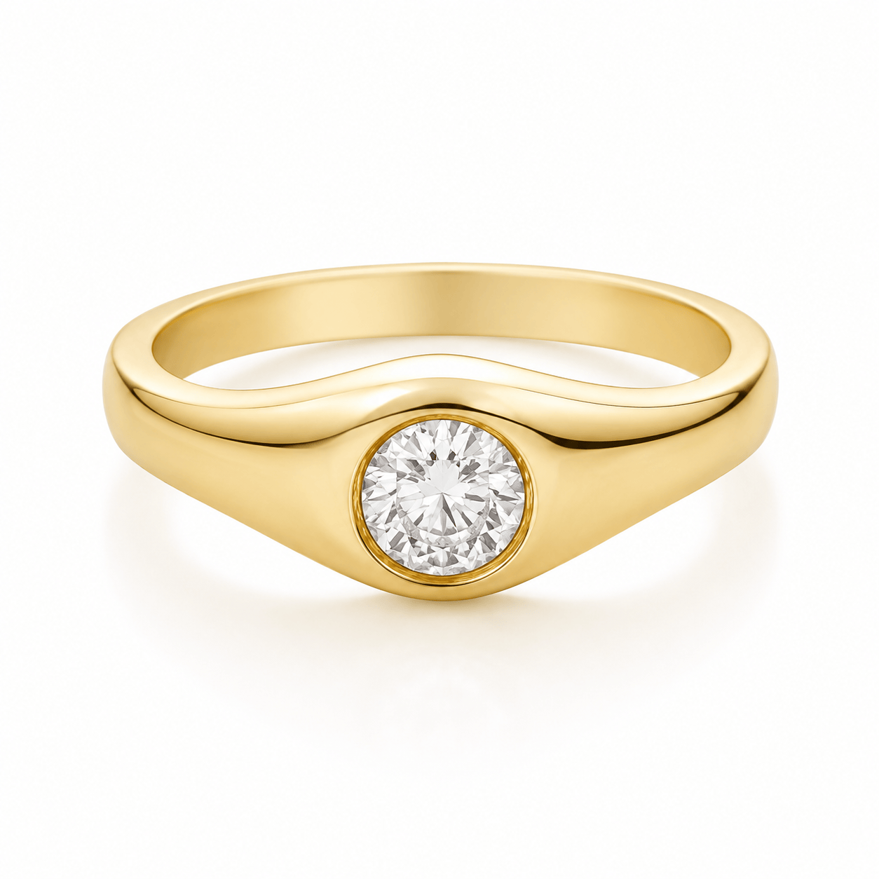 Bohomoon Stainless Steel Alana Pinky Ring