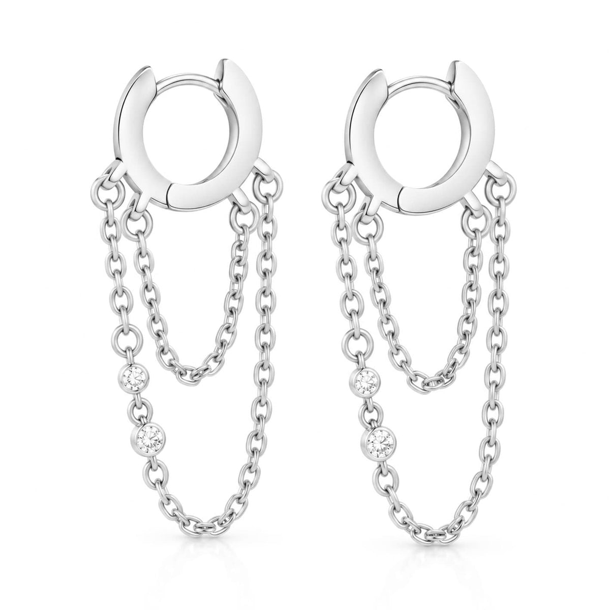 Bohomoon Stainless Steel Alessia Hoop Earrings
