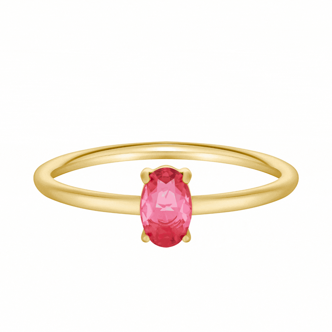 Bohomoon Stainless Steel Always Birthstone Ring