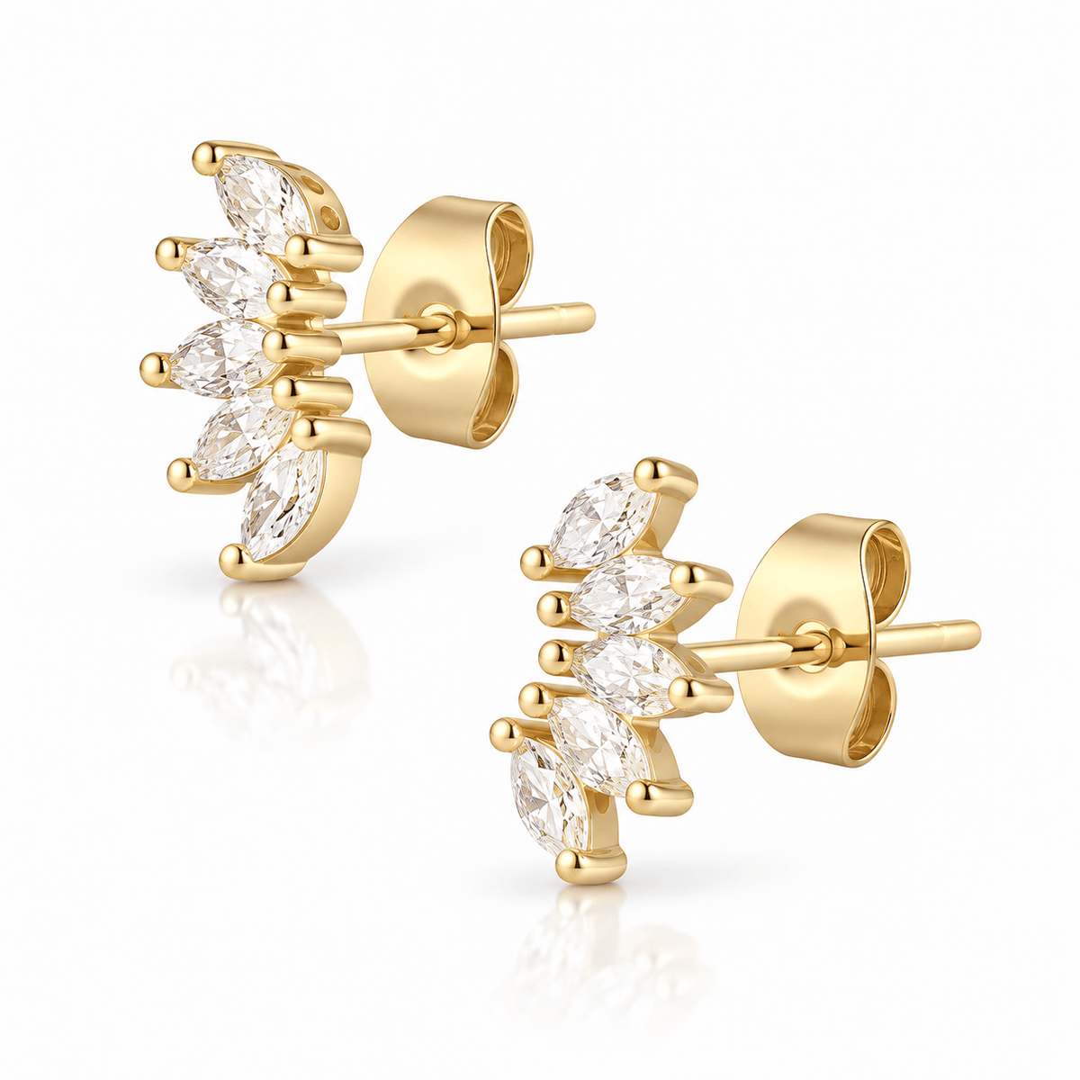 Bohomoon Stainless Steel Amidala Stud Earrings