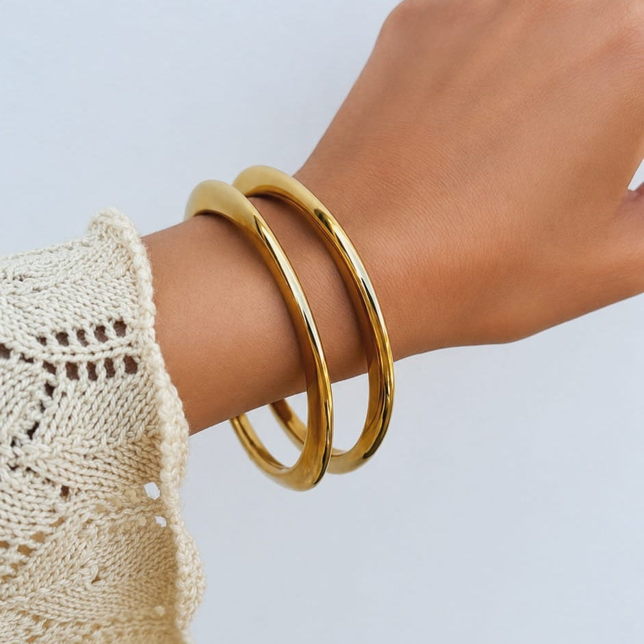 Bohomoon Stainless Steel Amy Bangle Bracelet
