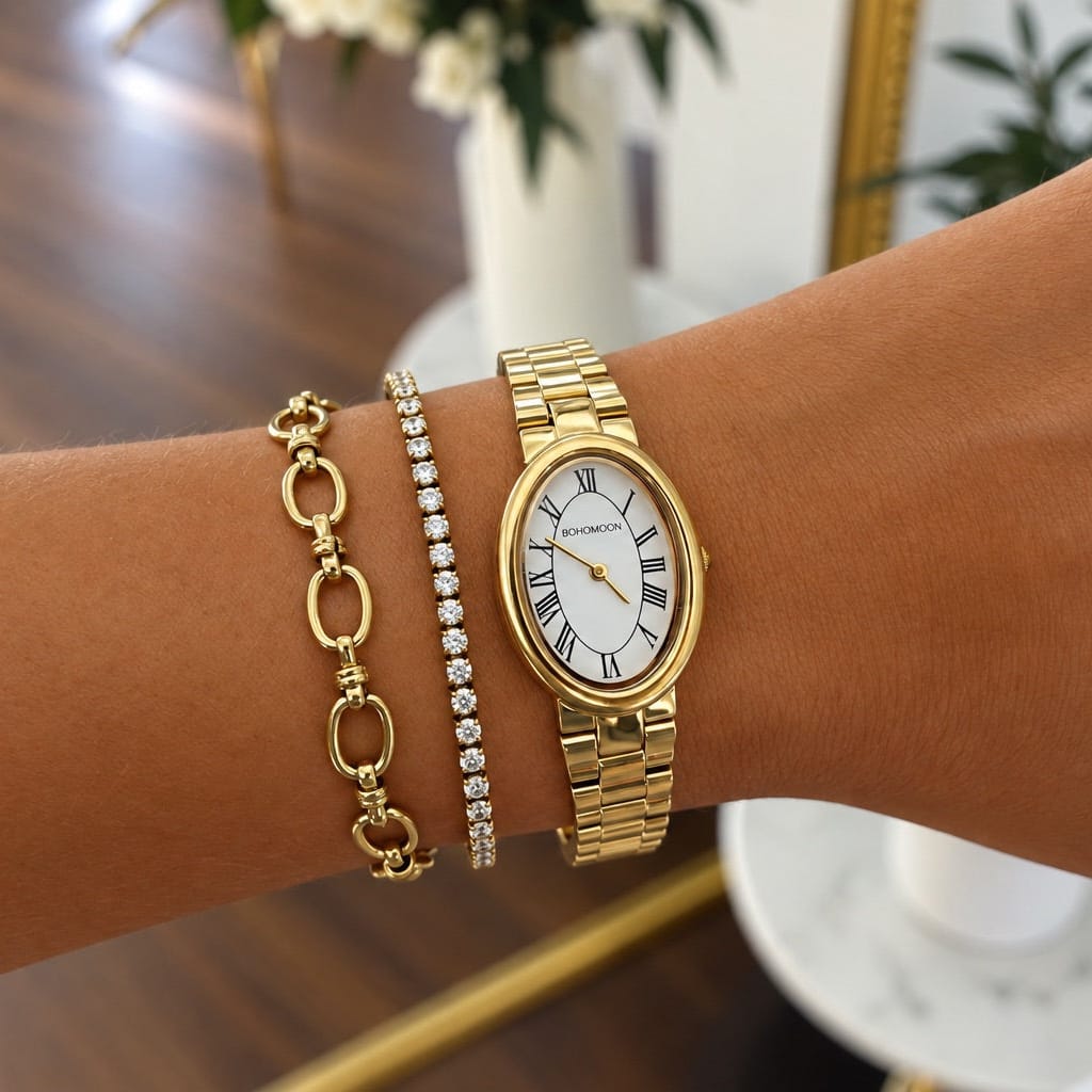 Bohomoon Stainless Steel Analeise Bracelet