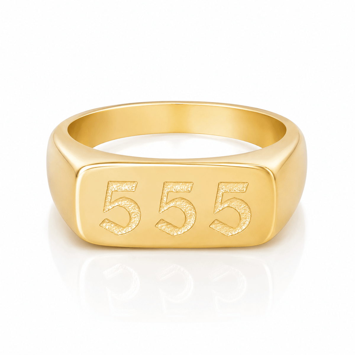 Bohomoon Stainless Steel Angel Numbers Ring