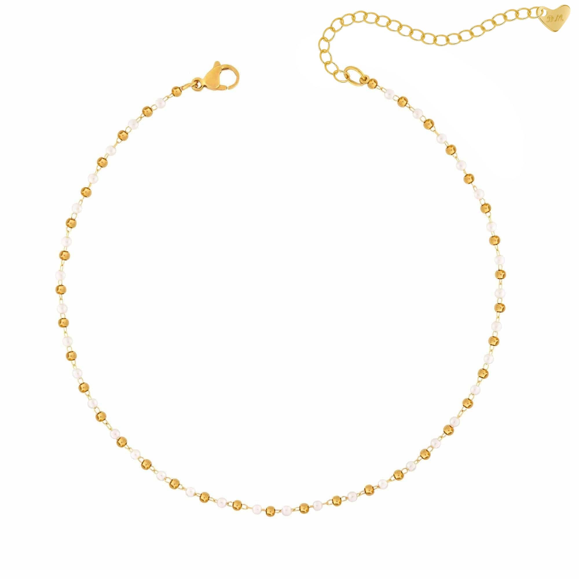 Bohomoon Stainless Steel Antalya Pearl Choker