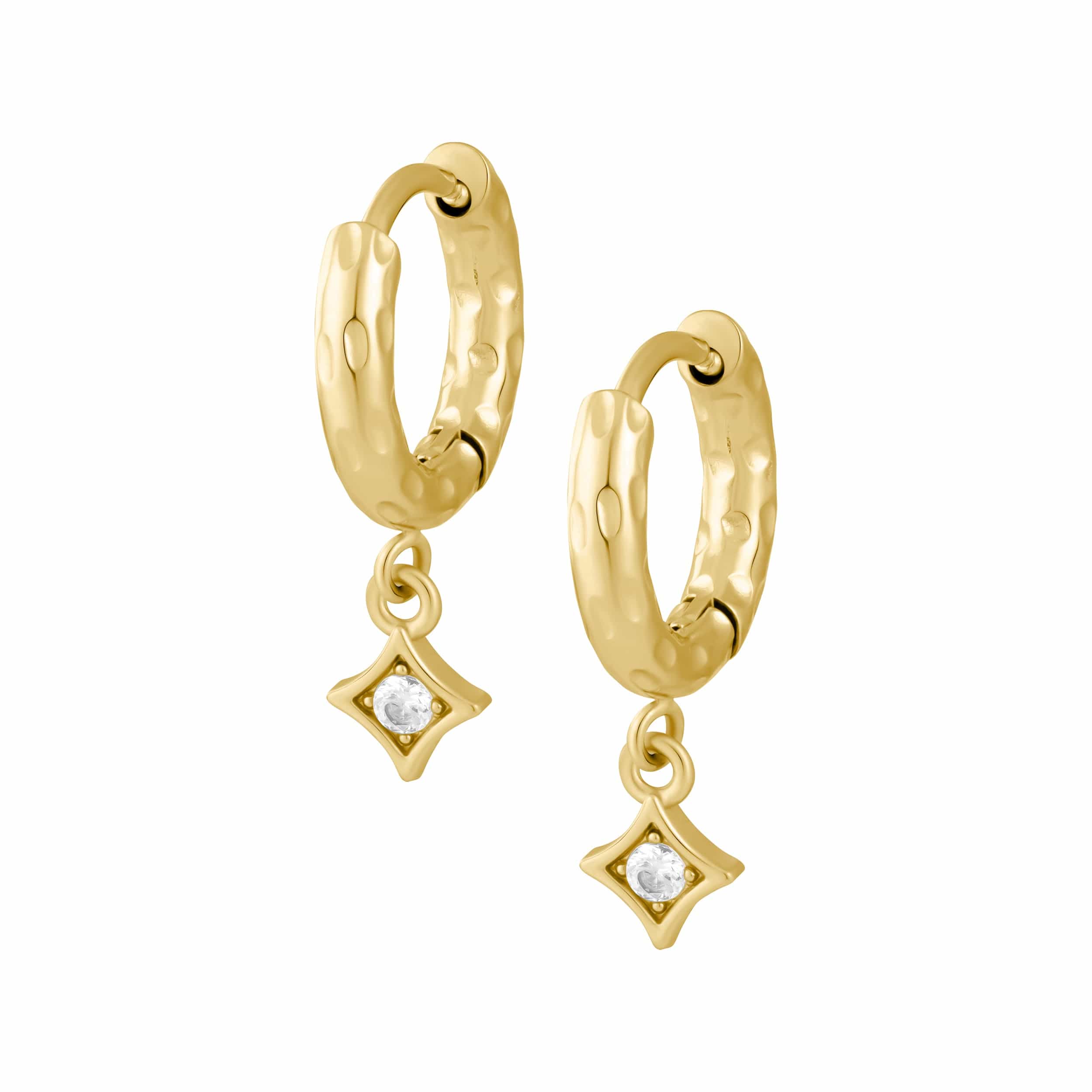 Bohomoon Stainless Steel Asher Hoop Earrings