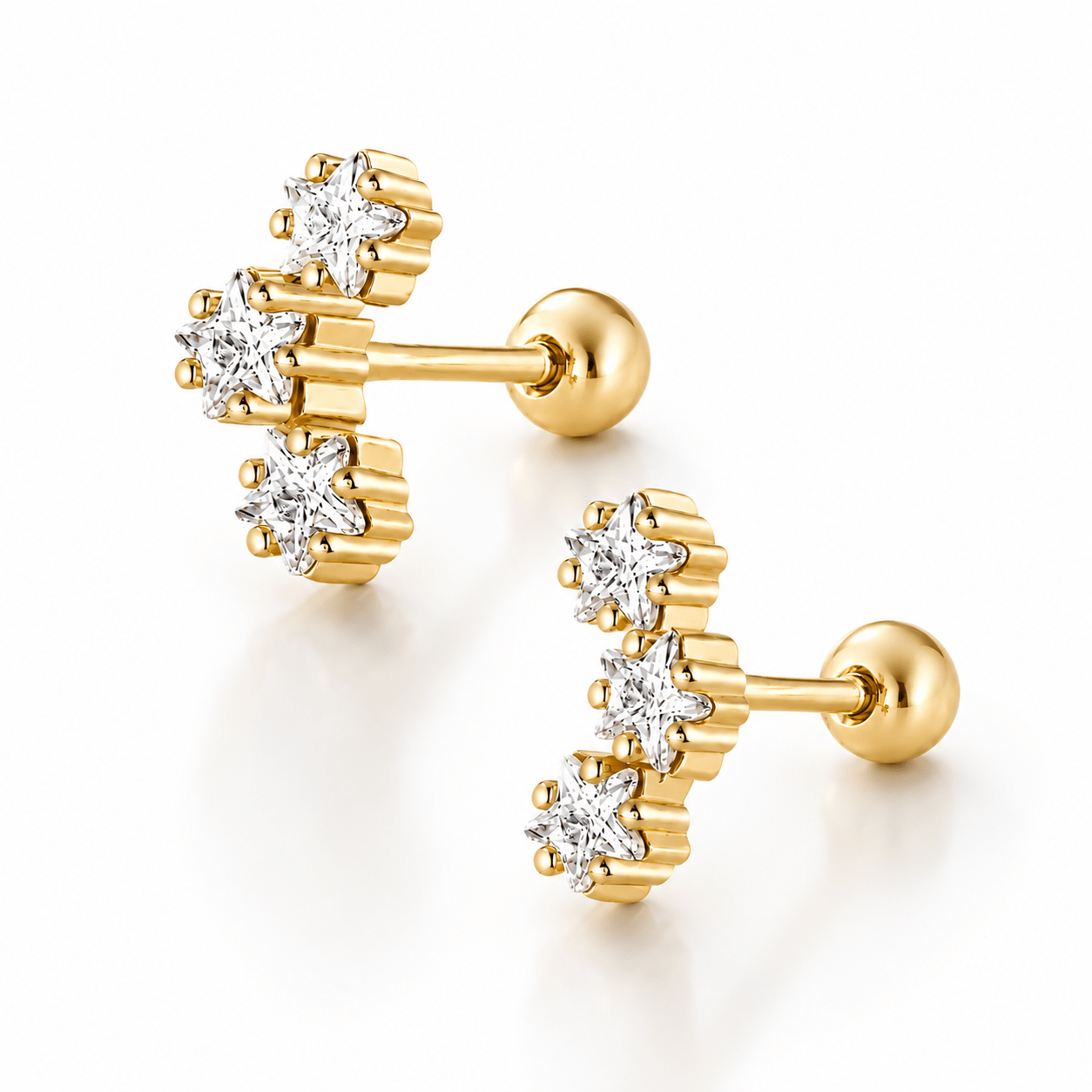 Bohomoon Stainless Steel Astrid Stud Earrings