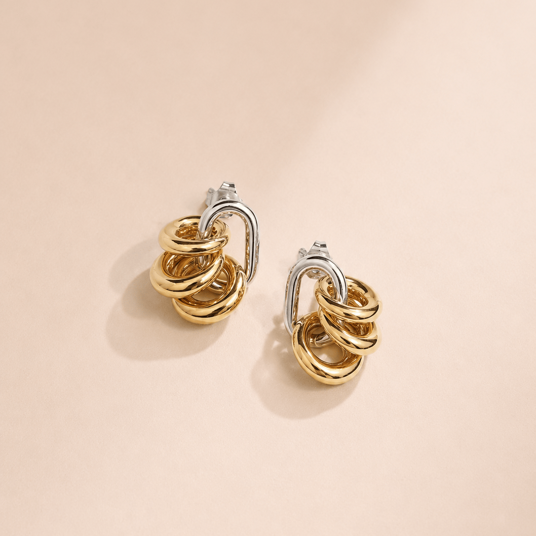 Bohomoon Stainless Steel Audrey Stud Earrings