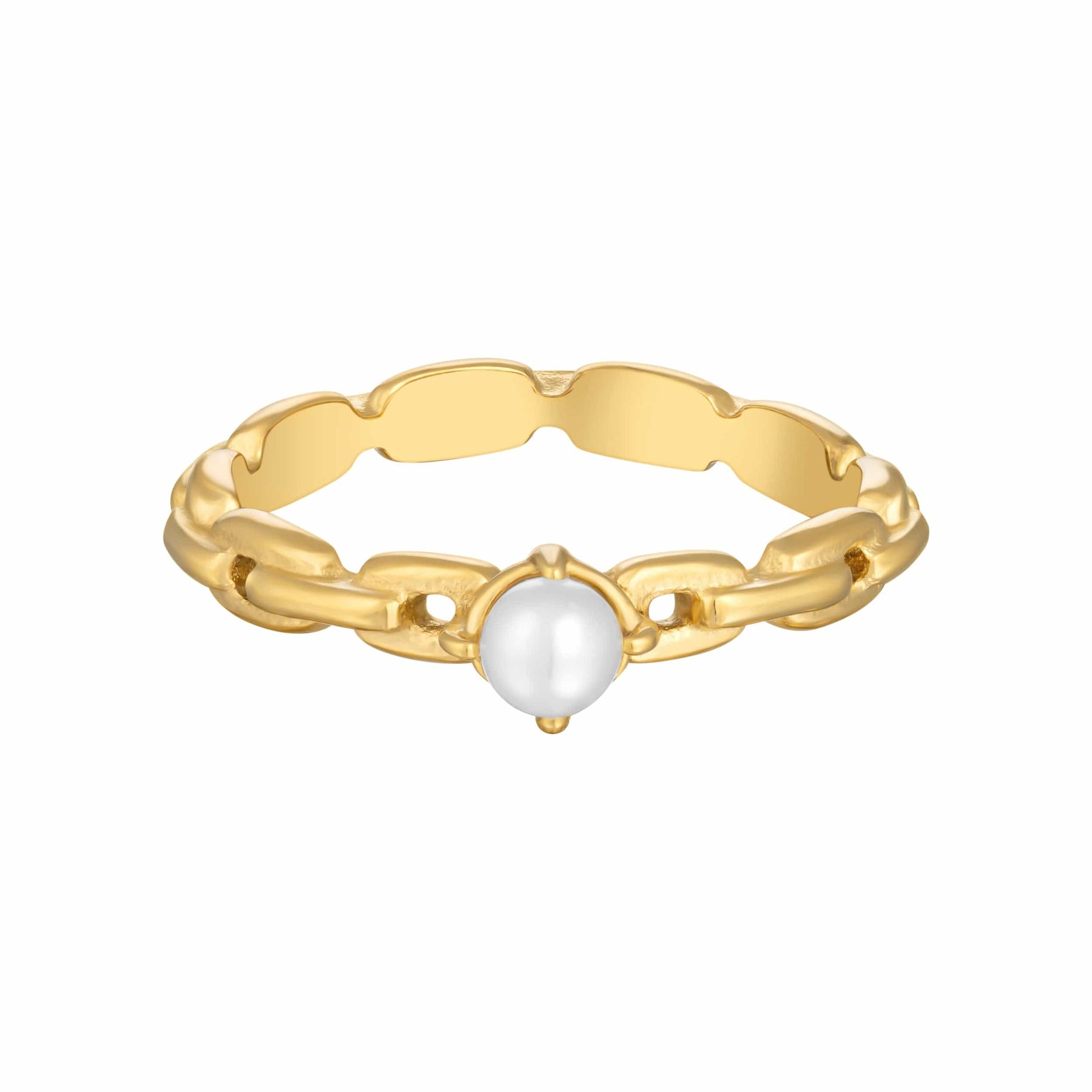 Bohomoon Stainless Steel Azaria Pearl Ring