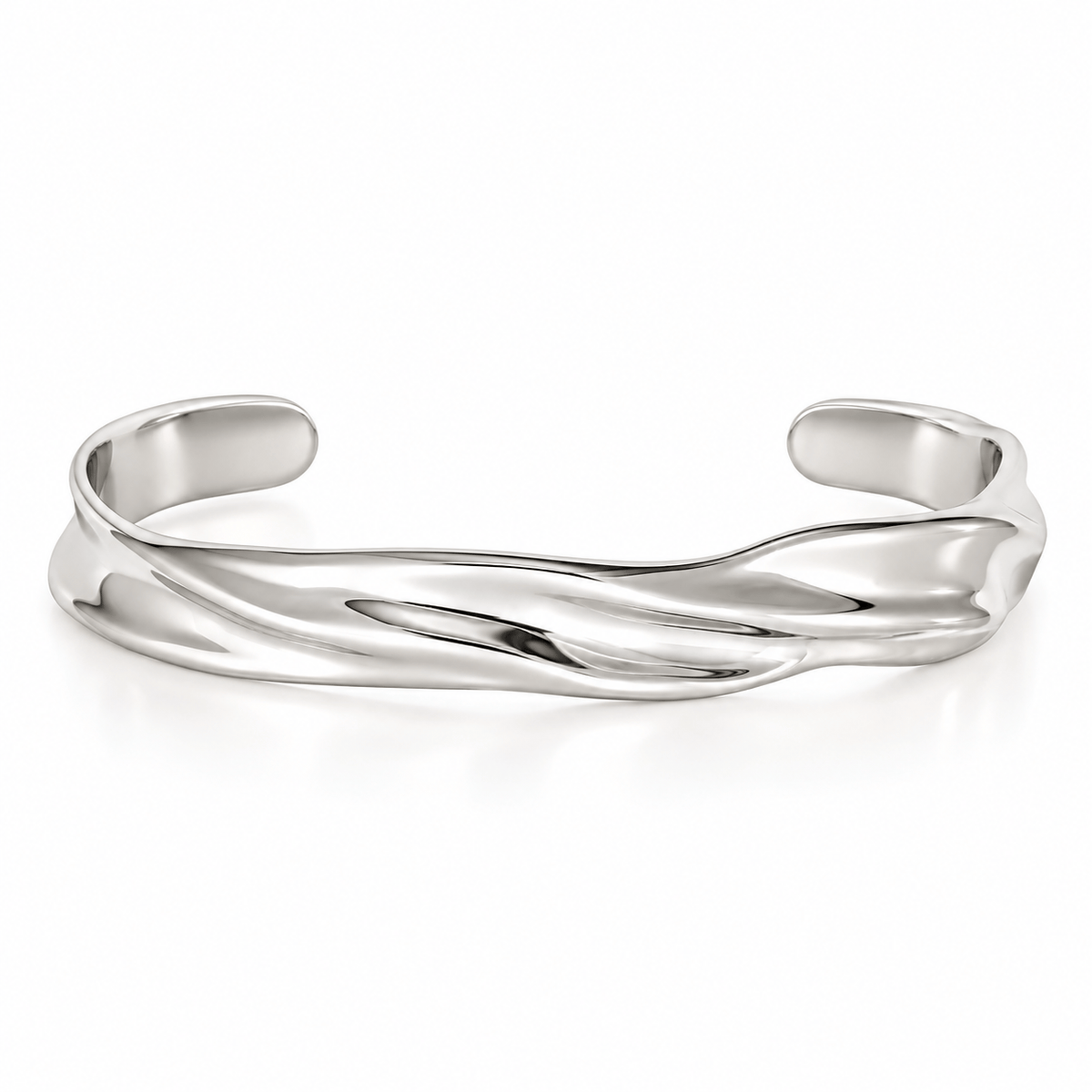 Bohomoon Stainless Steel Bali Cuff Bracelet