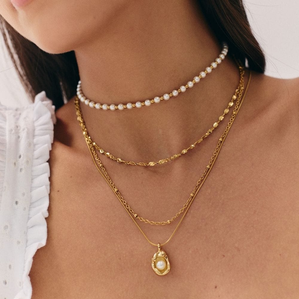 Bohomoon Stainless Steel Beaded Chain