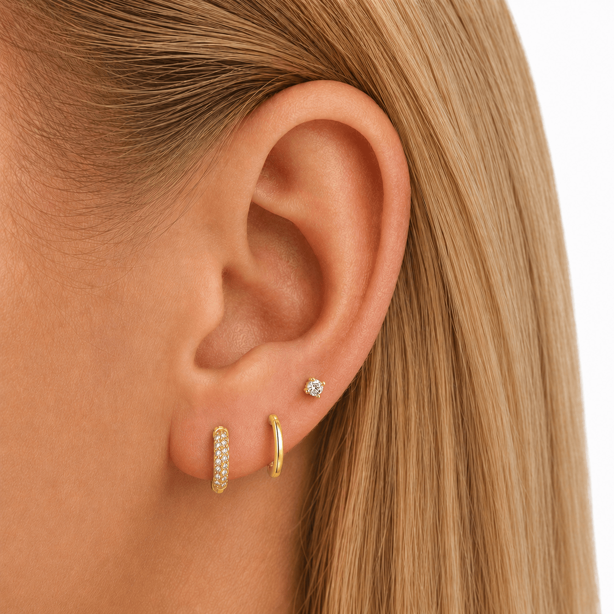 Bohomoon Stainless Steel Becca Earring Set