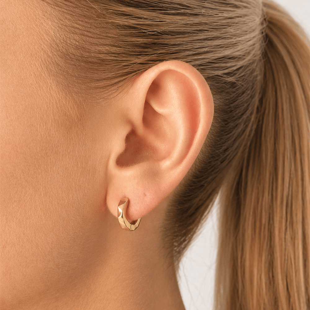 Bohomoon Stainless Steel Bessie Hoop Earrings