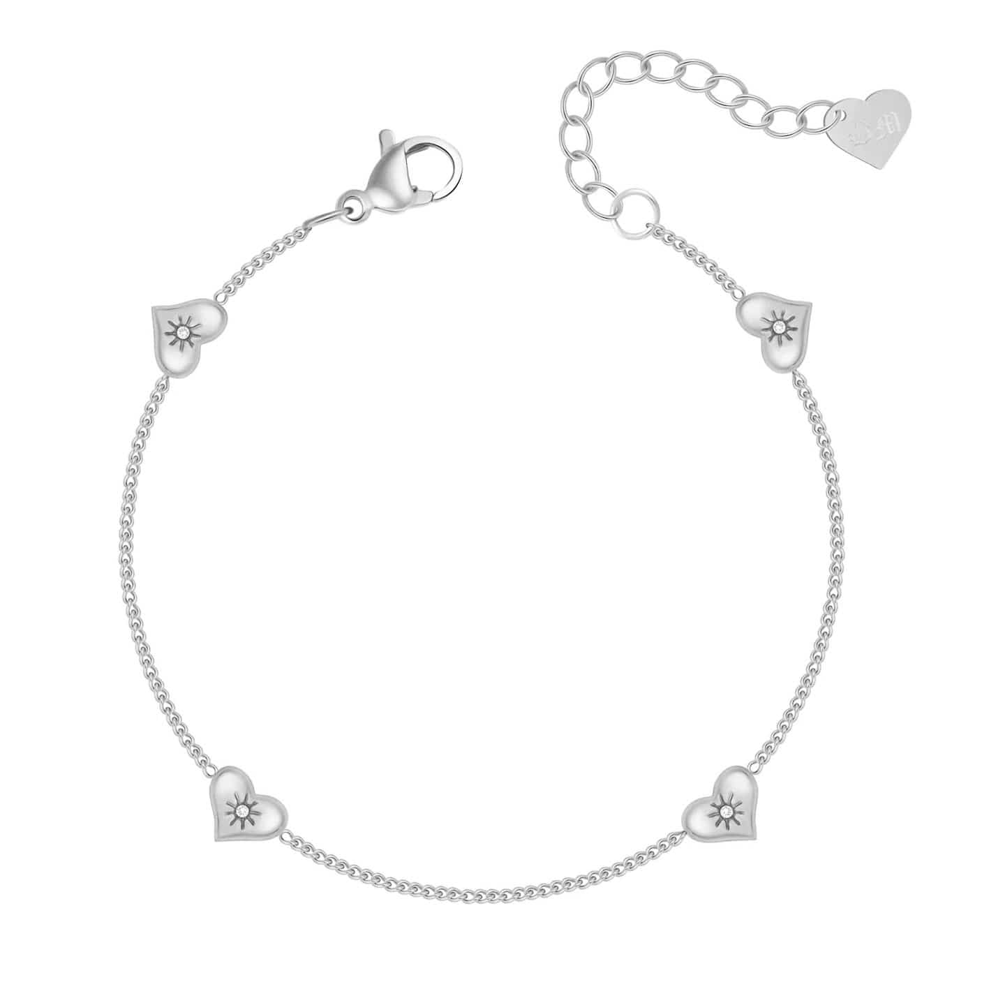 Bohomoon Stainless Steel Clara Heart Bracelet