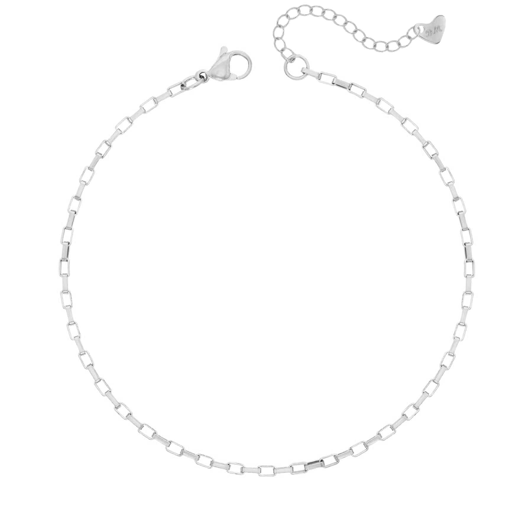 Bohomoon Stainless Steel Cubix Anklet