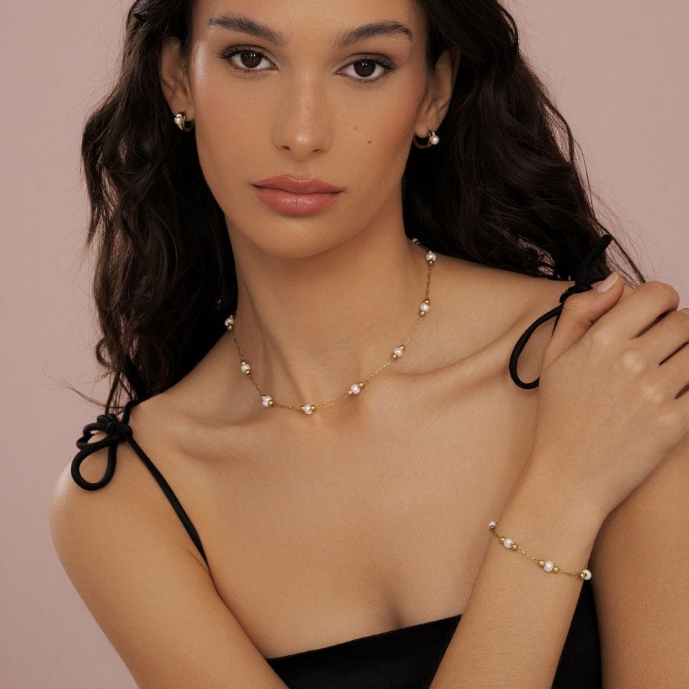 Bohomoon Stainless Steel Eden Pearl Bracelet