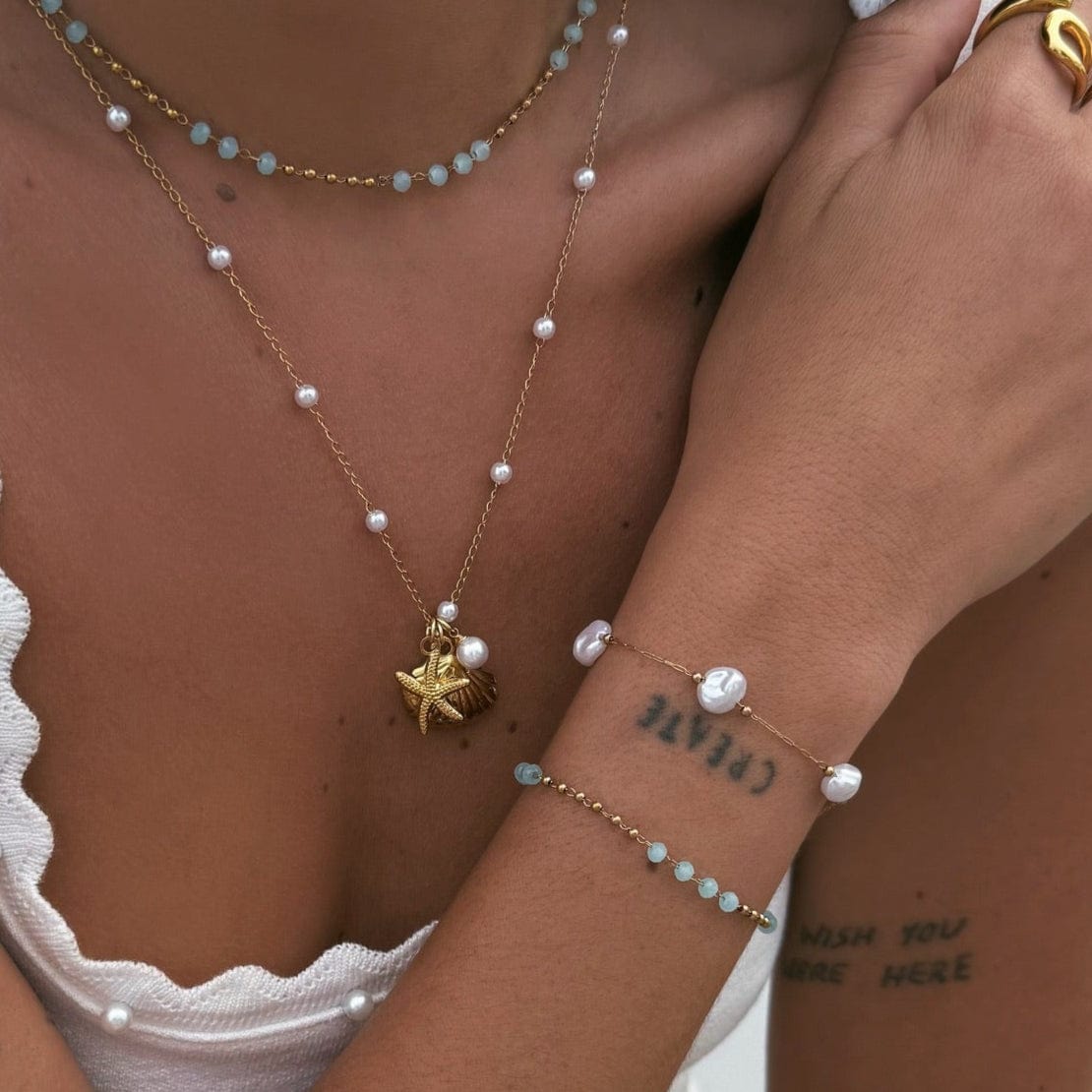 Bohomoon Stainless Steel Elina Pearl Bracelet