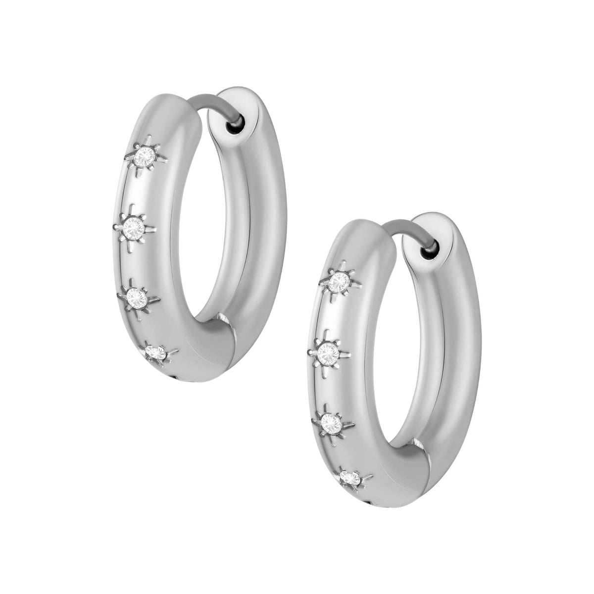 Bohomoon Stainless Steel Emmerson Hoop Earrings
