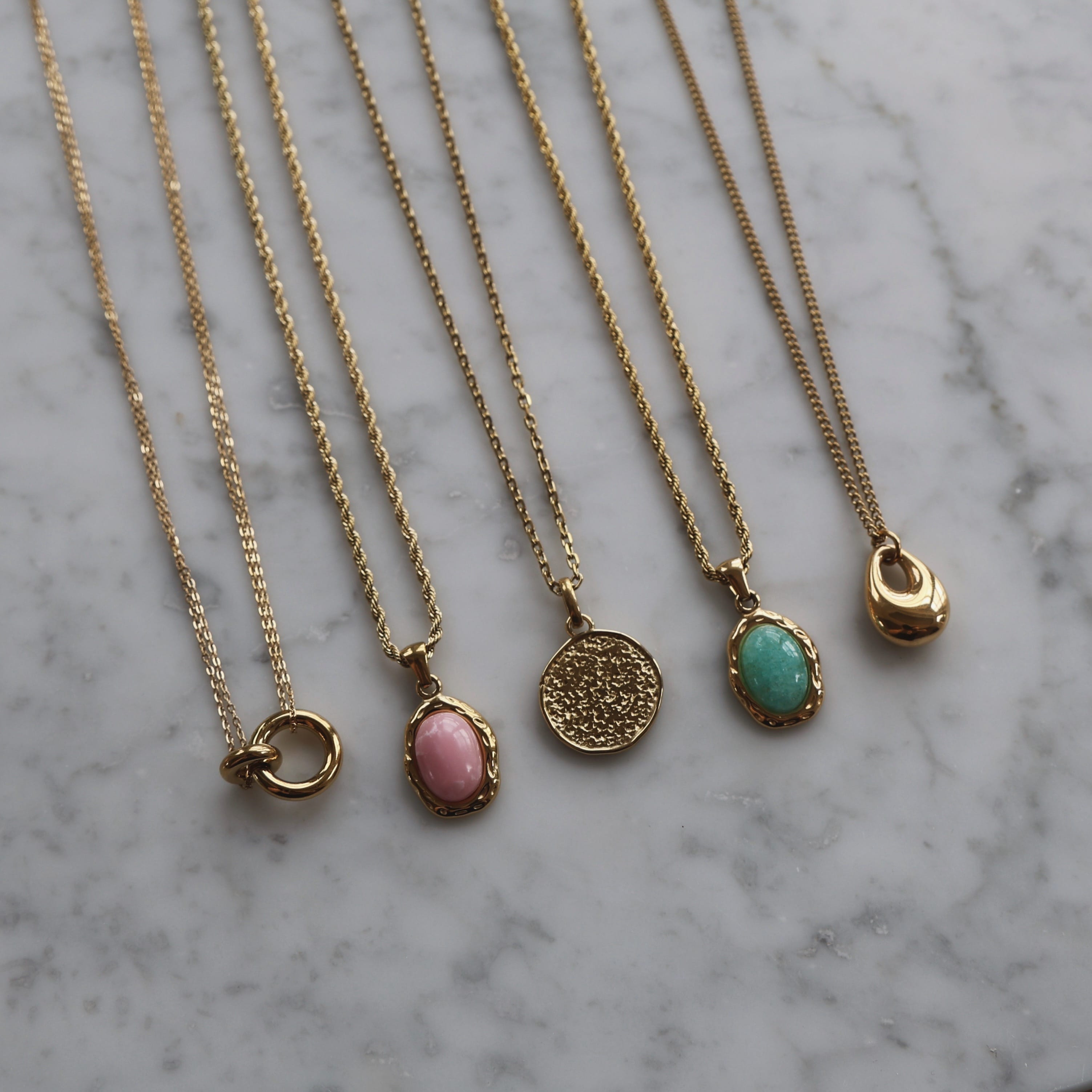 Bohomoon Stainless Steel Entwined Necklace