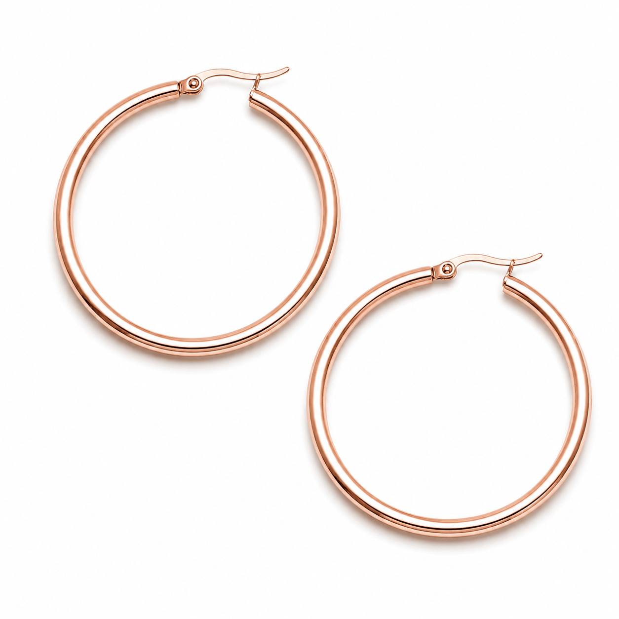 Bohomoon Stainless Steel Exude Hoop Earrings