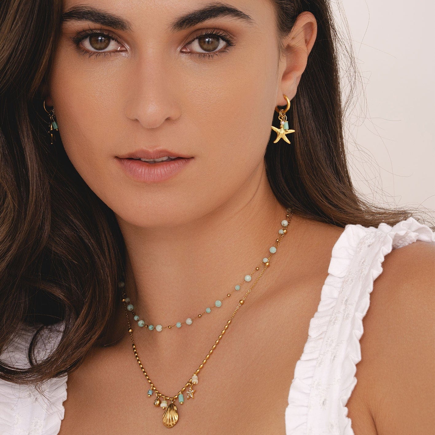 Bohomoon Stainless Steel Fern Choker