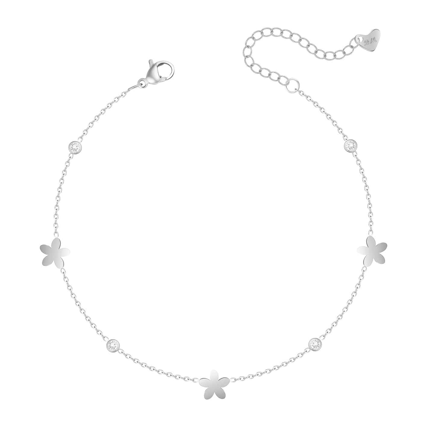 Bohomoon Stainless Steel Fleur Anklet