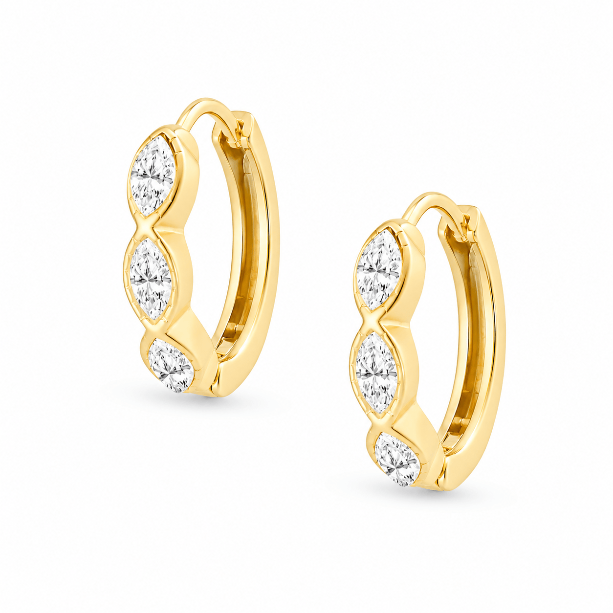 Bohomoon Stainless Steel Gabby Hoop Earrings