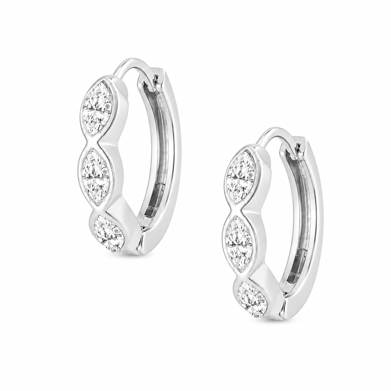 Bohomoon Stainless Steel Gabby Hoop Earrings
