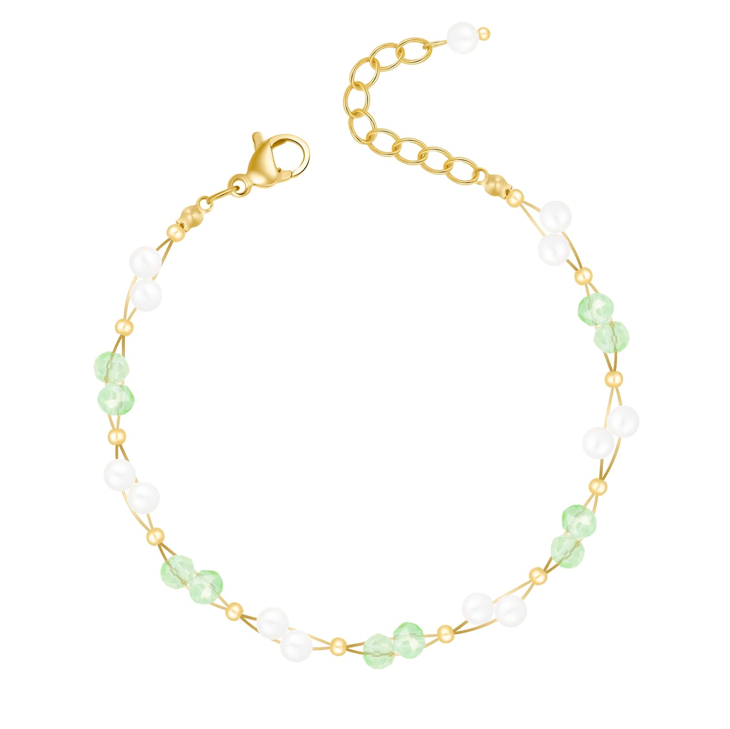 Bohomoon Stainless Steel Gardenia Pearl Bracelet