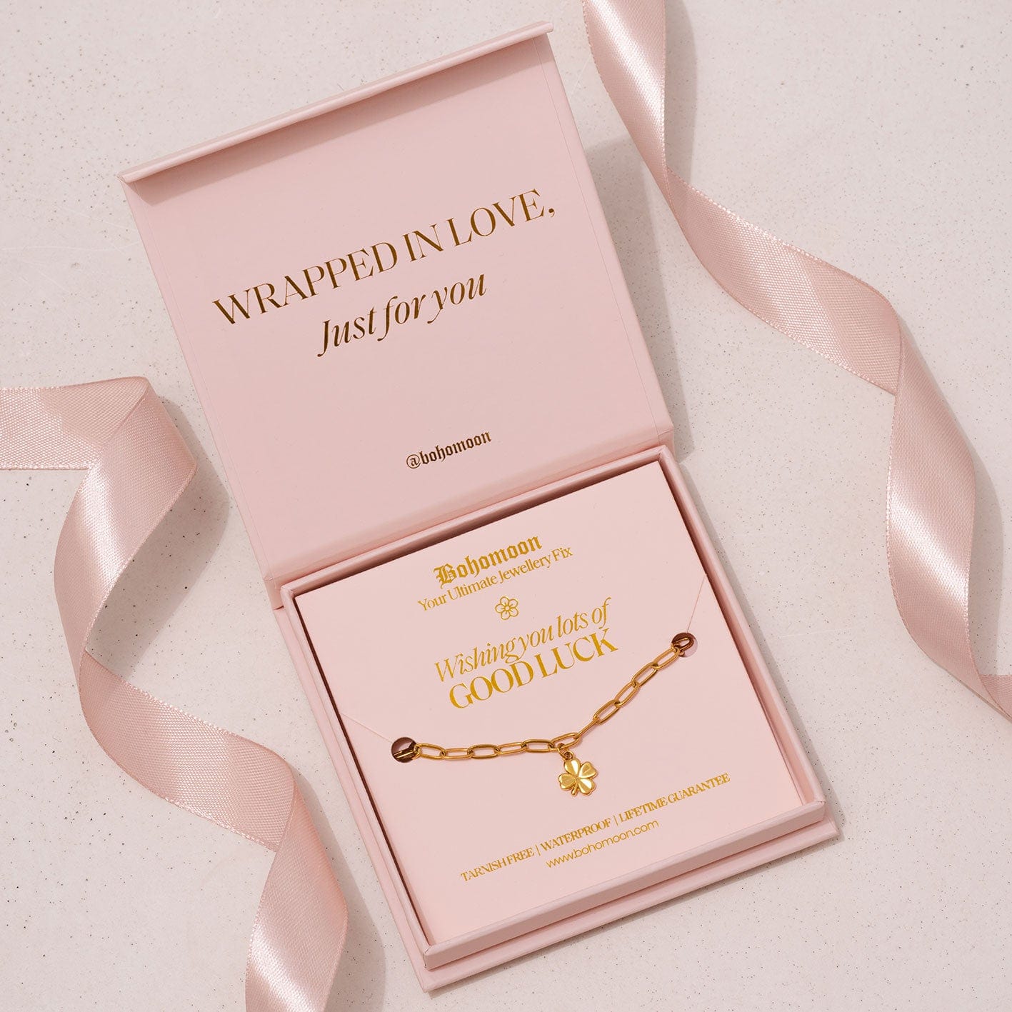 Bohomoon Stainless Steel Good Luck Bracelet