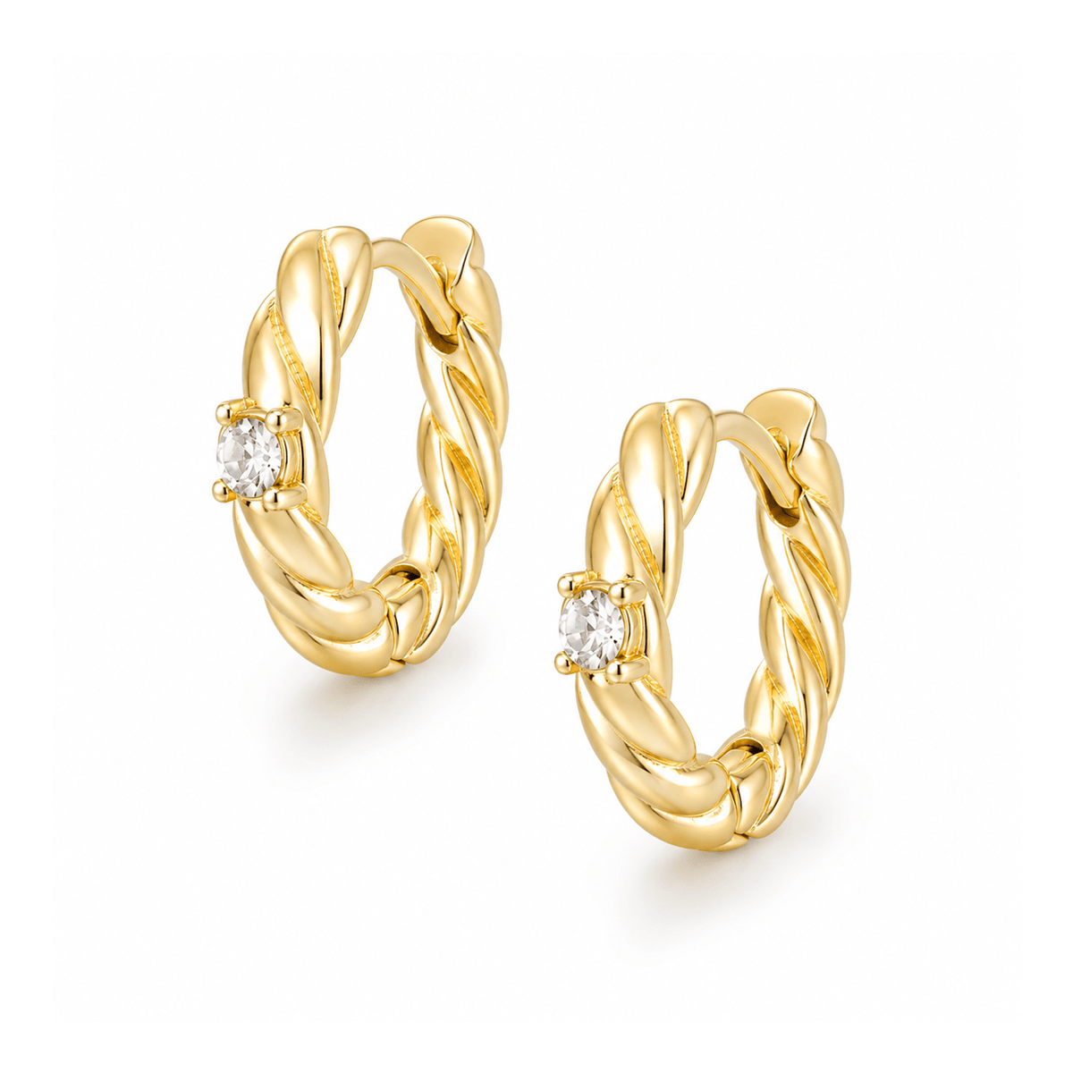 Bohomoon Stainless Steel Haven Hoop Earrings