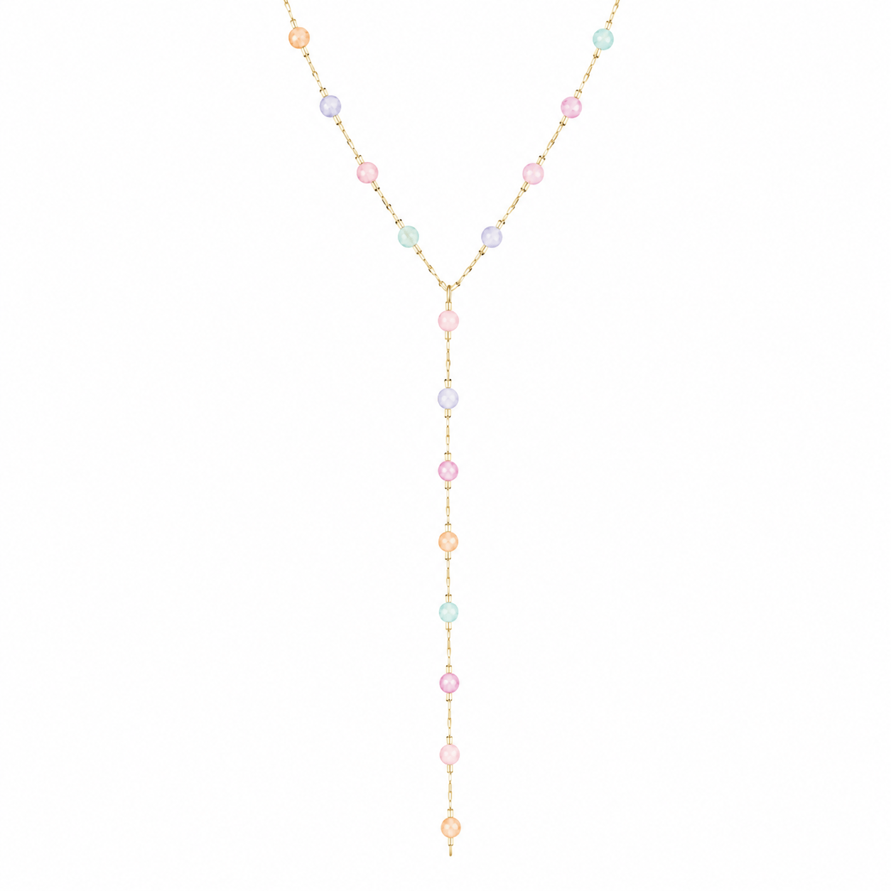 Bohomoon Stainless Steel Horizon Lariat Necklace