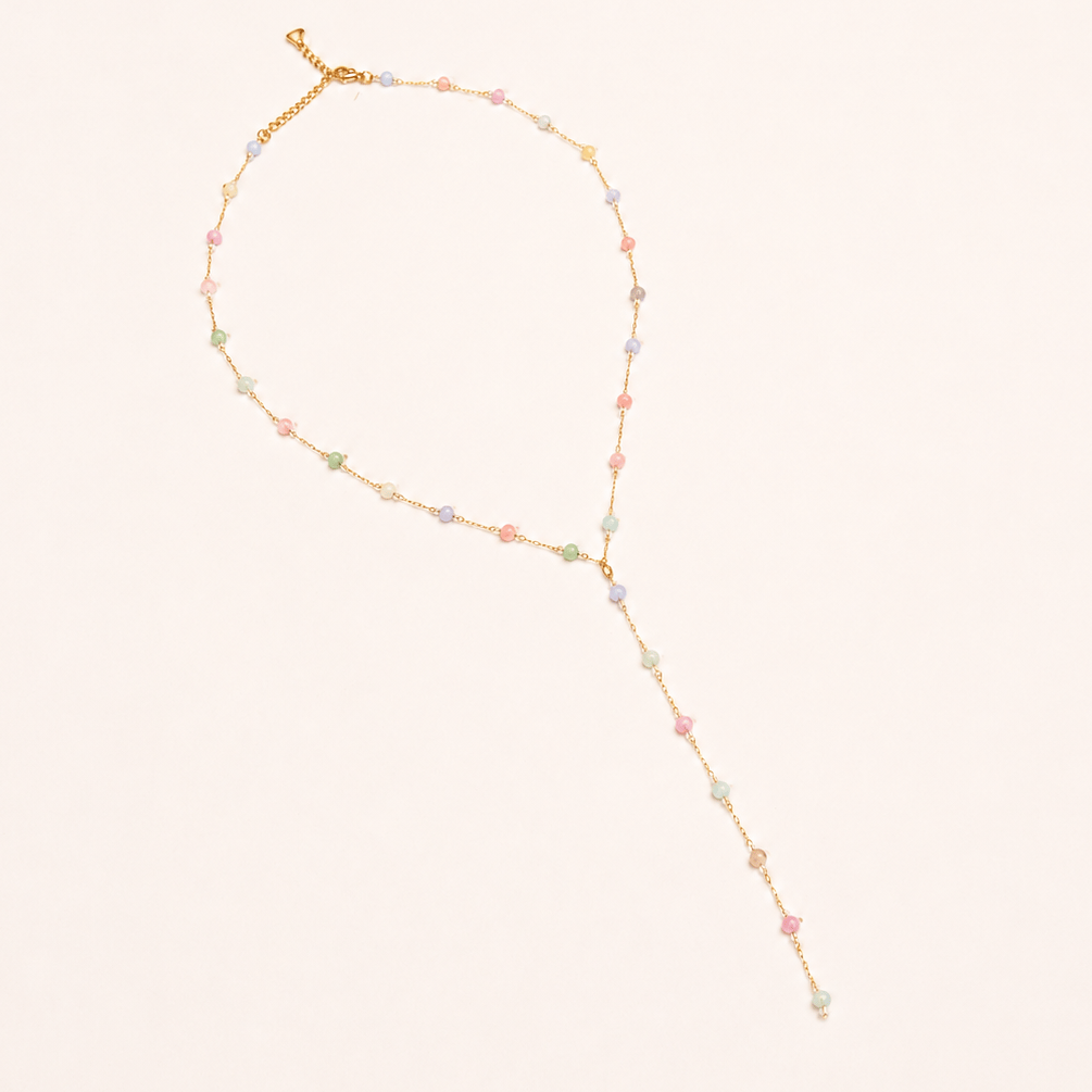 Bohomoon Stainless Steel Horizon Lariat Necklace