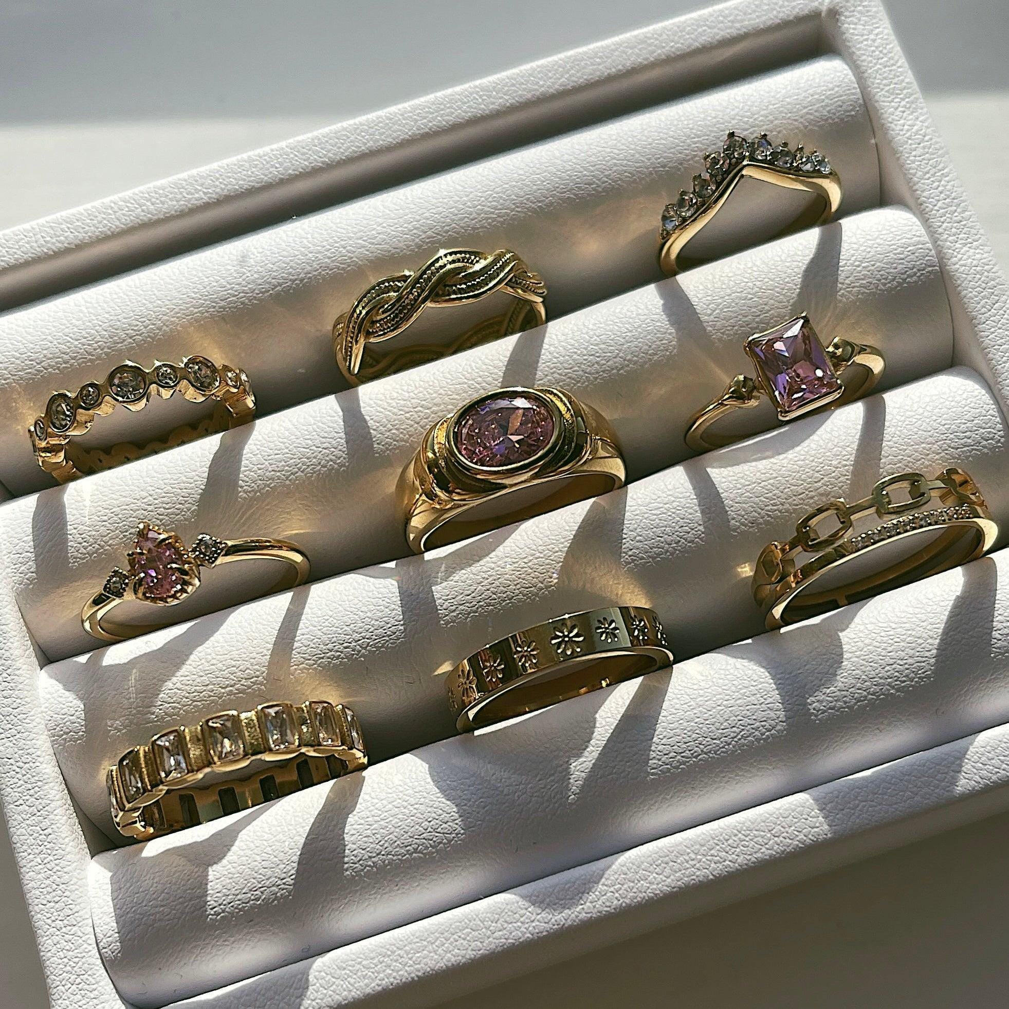 BohoMoon Stainless Steel Illuminate Ring