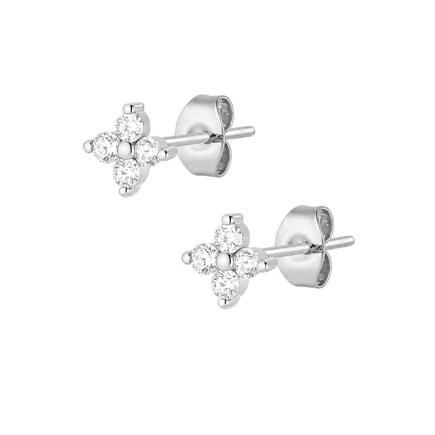 Bohomoon Stainless Steel Iris Stud Earrings