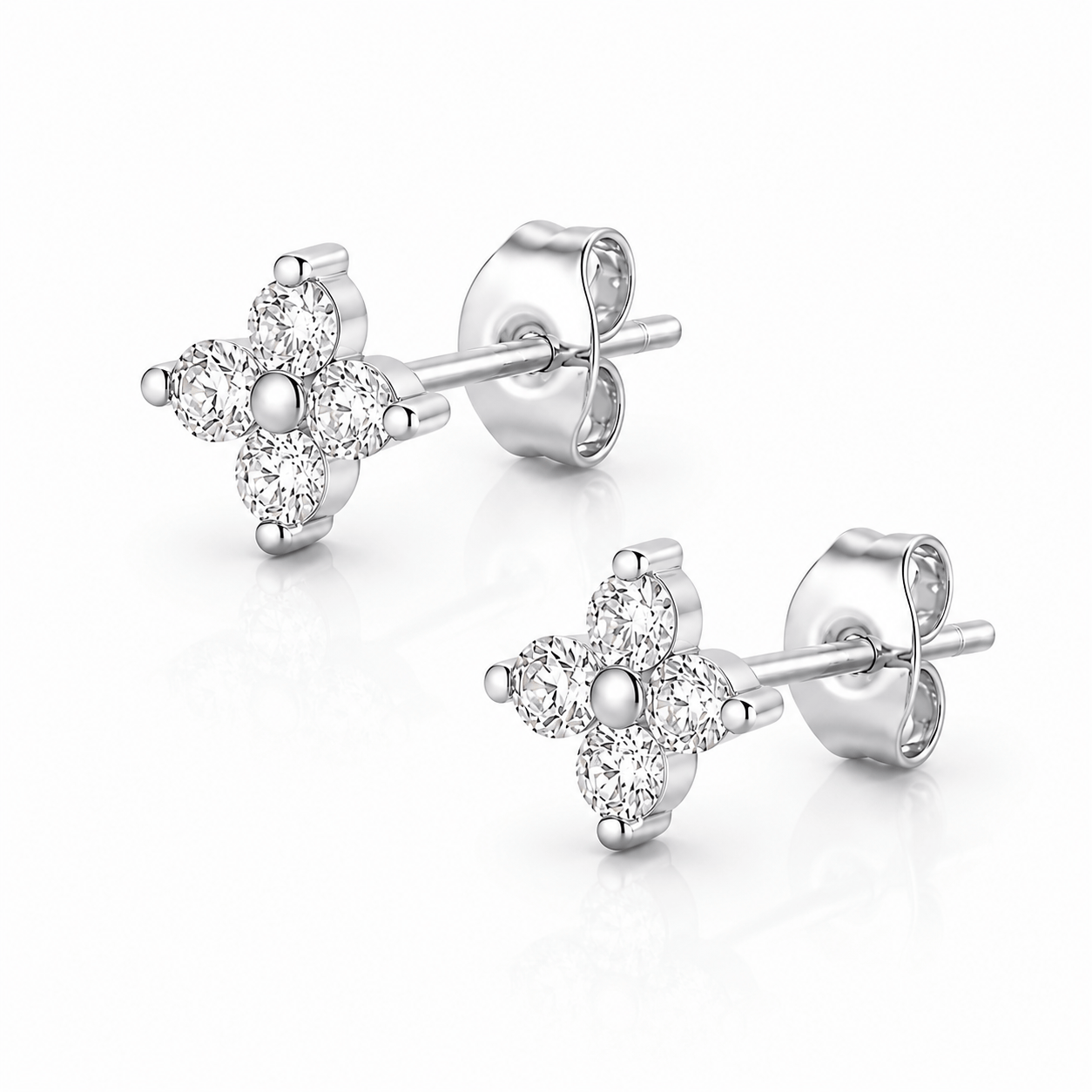 Bohomoon Stainless Steel Iris Stud Earrings