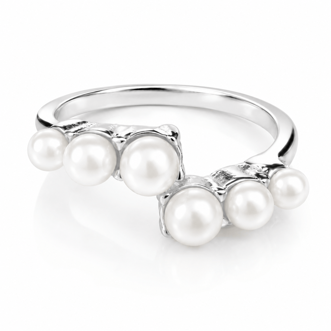 Bohomoon Stainless Steel Jada Pearl Ring