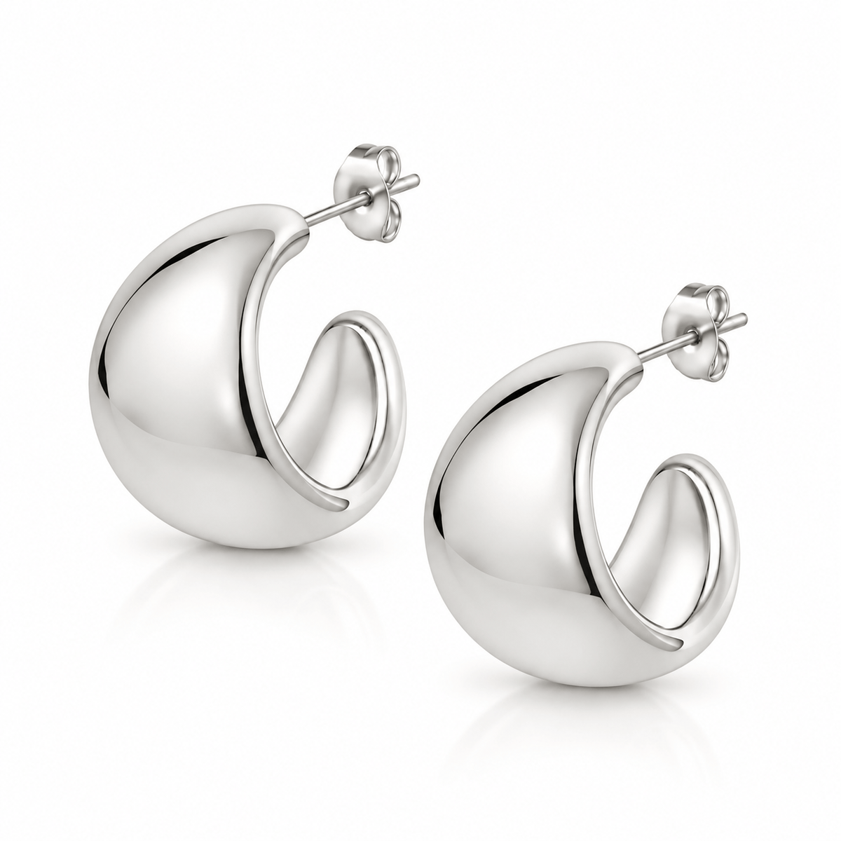 Bohomoon Stainless Steel Java Hoop Earrings