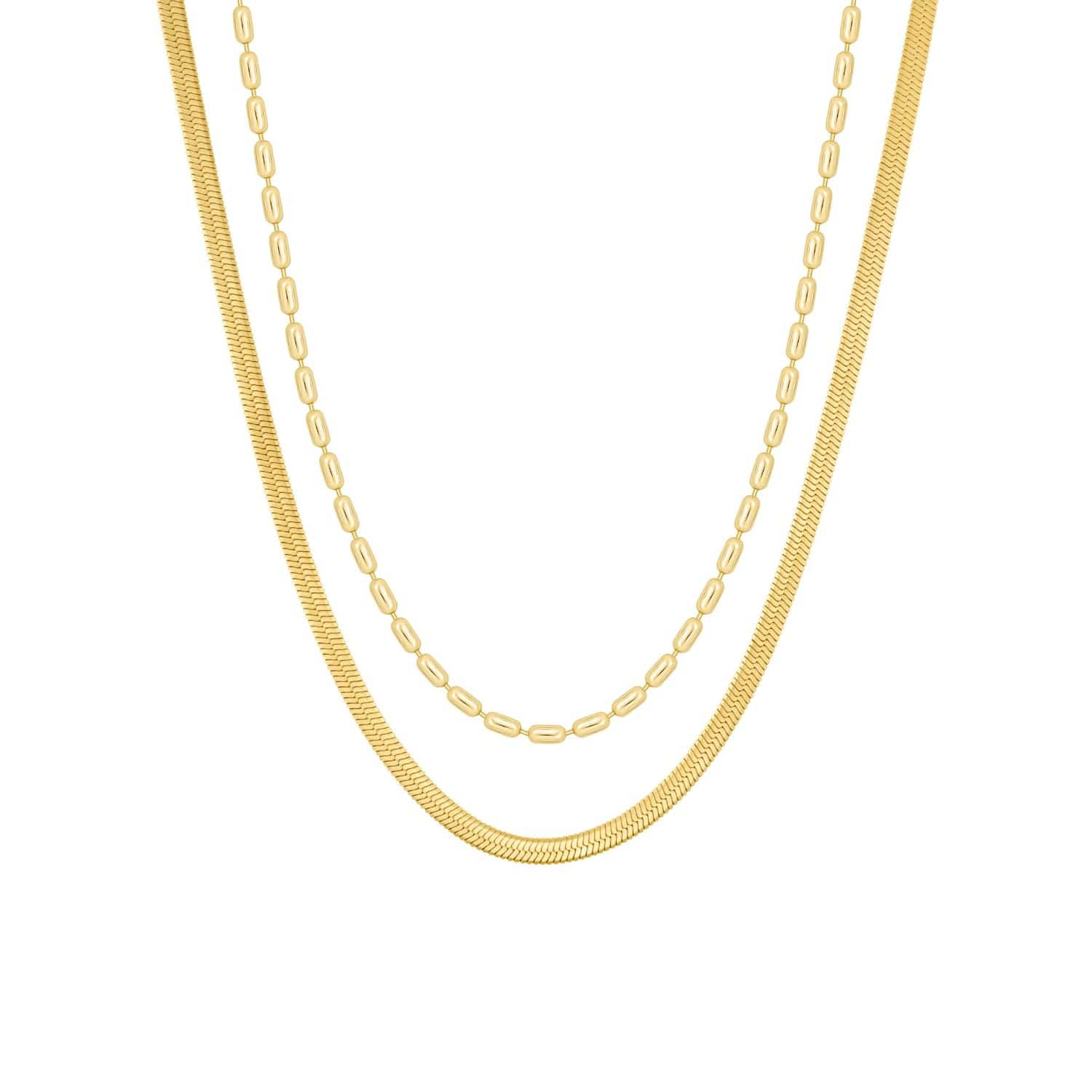 Bohomoon Stainless Steel Jovi Layered Necklace