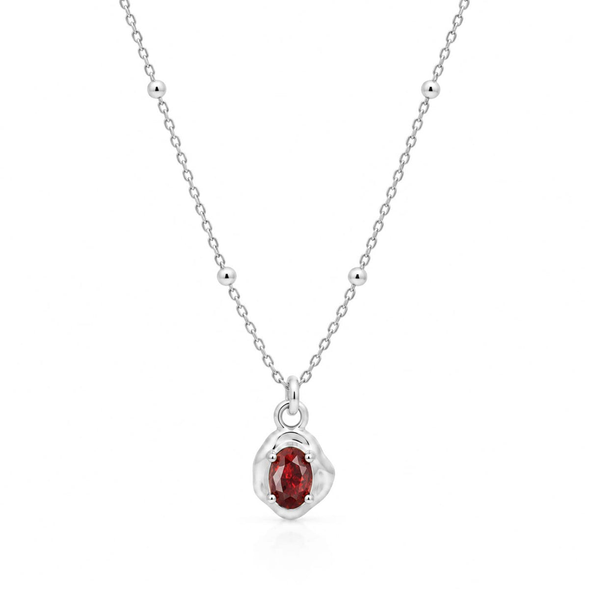 Bohomoon Stainless Steel Kaya Birthstone Necklace