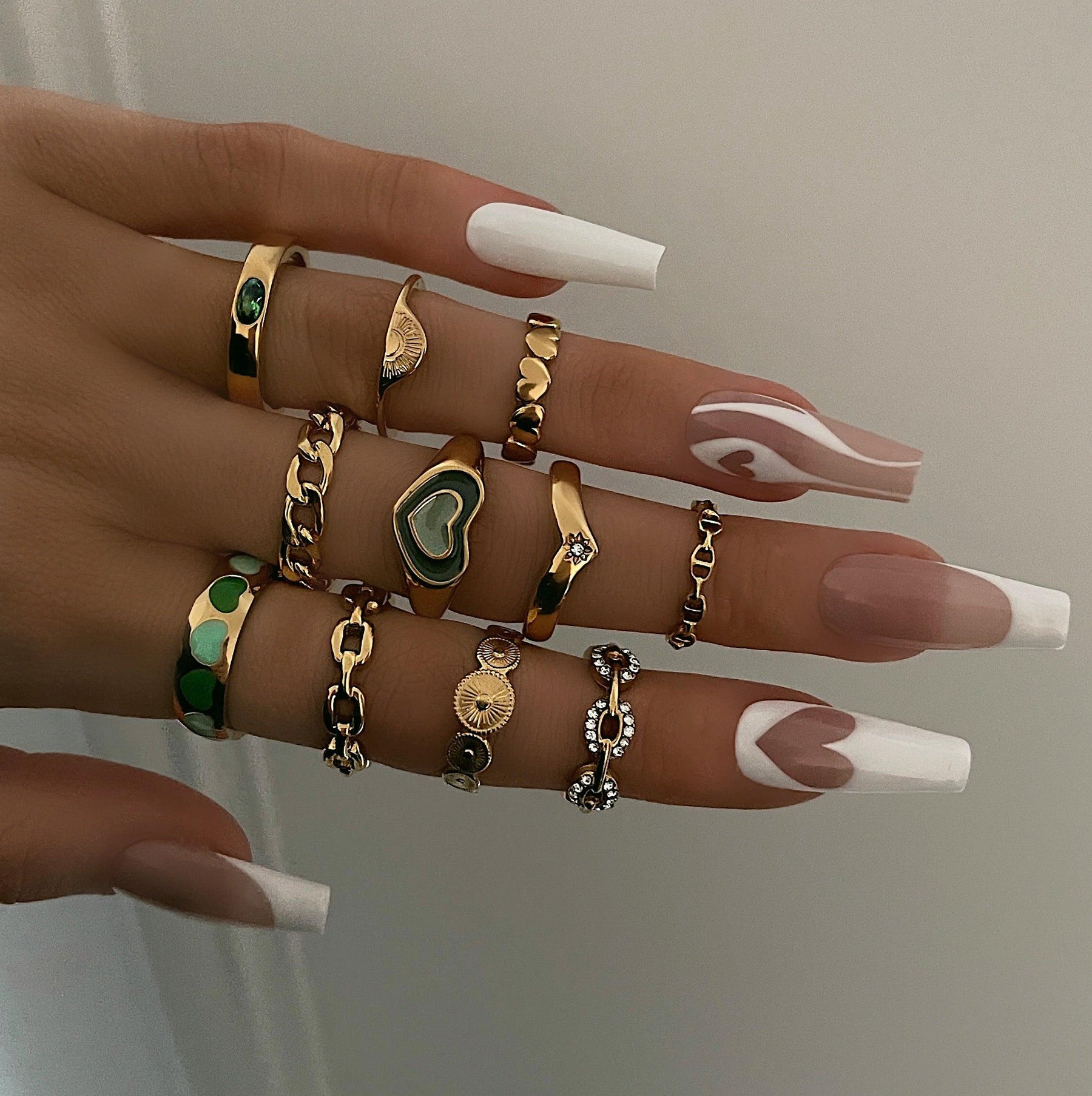 BohoMoon Stainless Steel Kenya Chain Ring