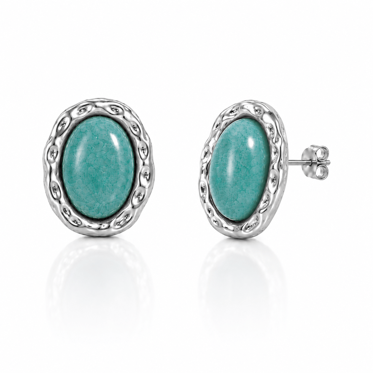 Bohomoon Stainless Steel Lagoon Stud Earrings