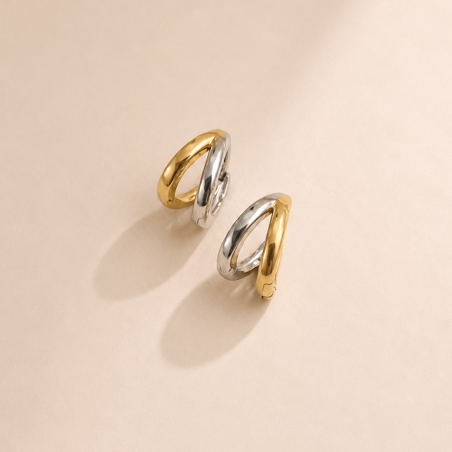 Bohomoon Stainless Steel Liana Hoop Earrings