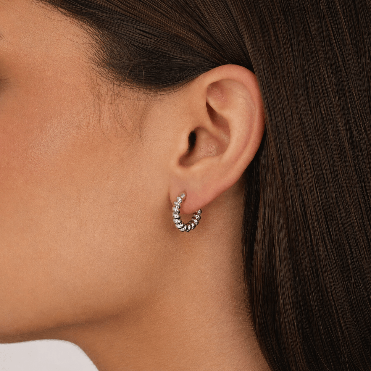 Bohomoon Stainless Steel Liberty Hoop Earrings