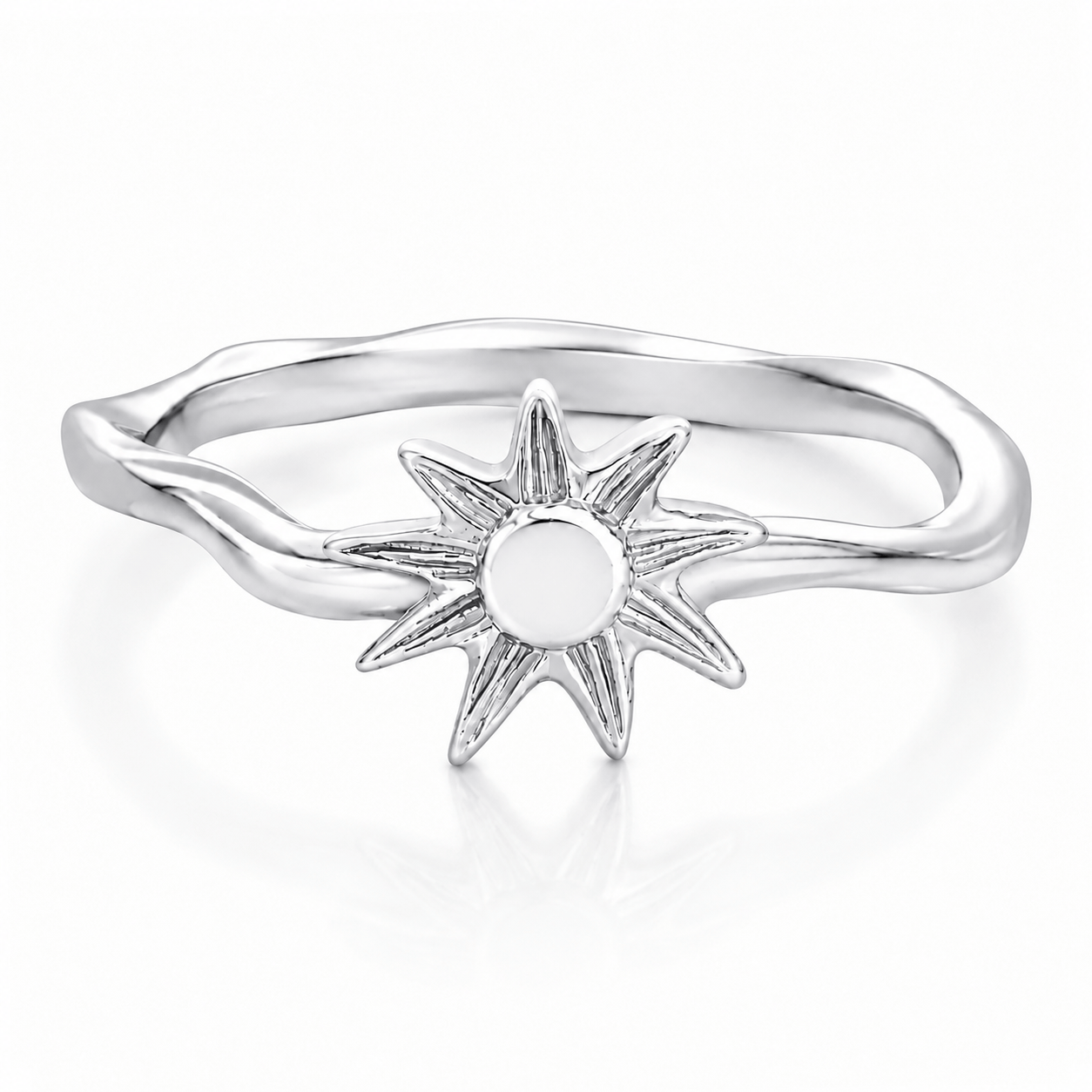 Bohomoon Stainless Steel Lisbon Sun Ring